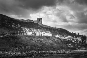 Black & White Photograph Of St Marys Whitby