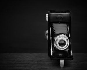 Black & White Photograph Of An Agfa Billy Camera