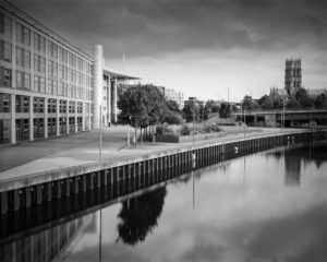 Black & White Photograph Of Doncaster Hub