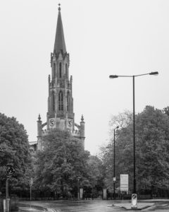 Black & White Photograph Of Christ Church Doncaster